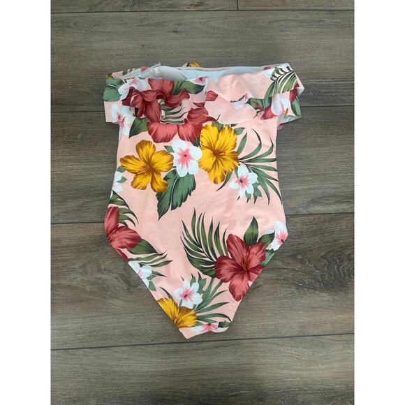 NWT Kona Sol Women Swimsuit Size M Full Coverage Removable Strap Tummy Control - Picture 2 of 11